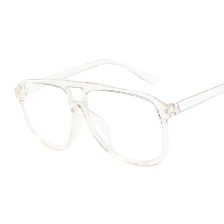 Green Oversized Pilot Sunglasses