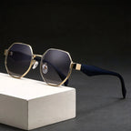 Retro Round Frame Sunglasses