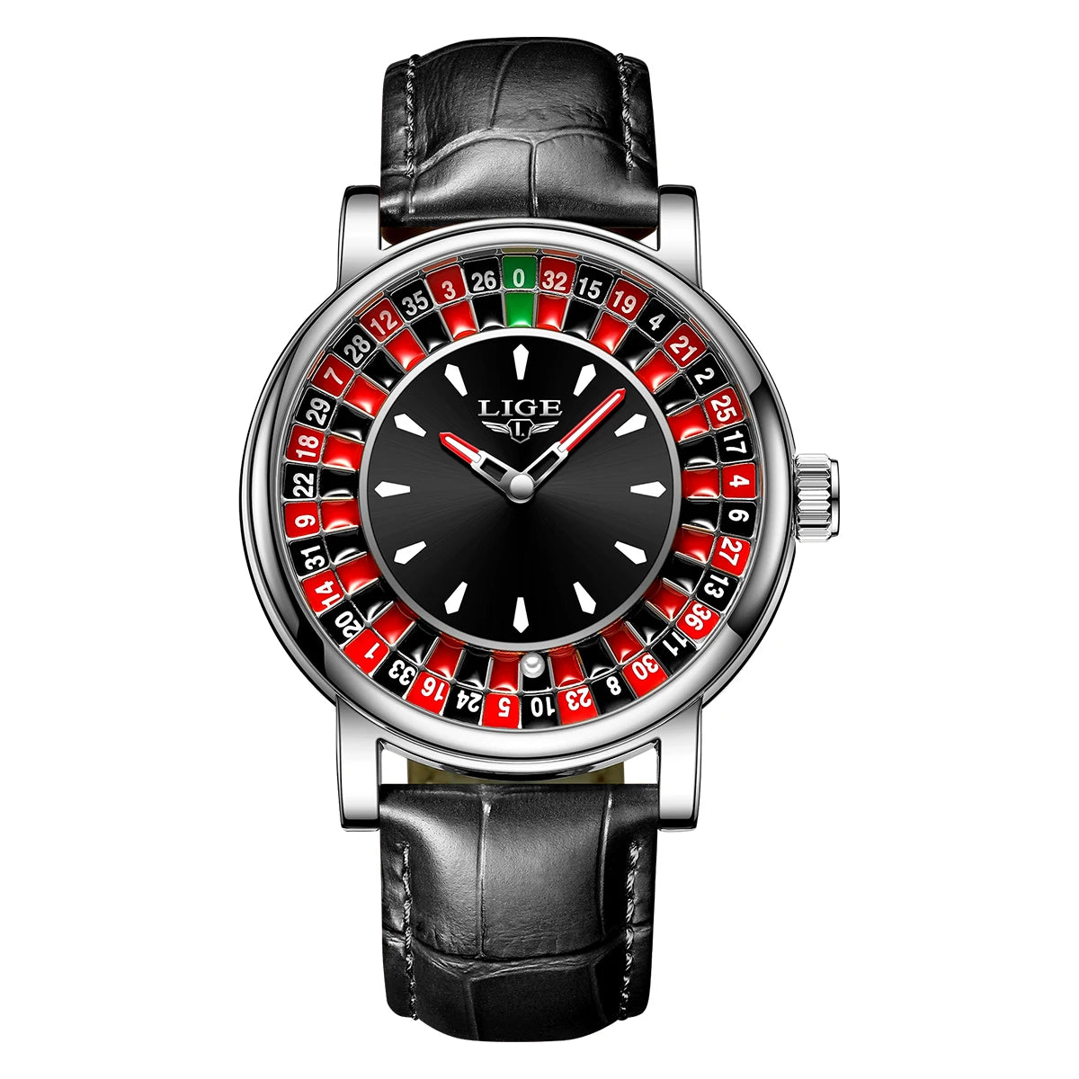 Roulette Style Luxury Watch – Unique Dial Edition