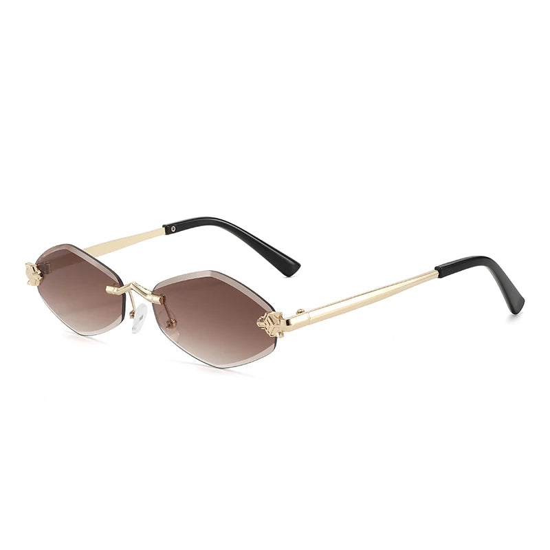 Rimless Rhombus Sunglasses