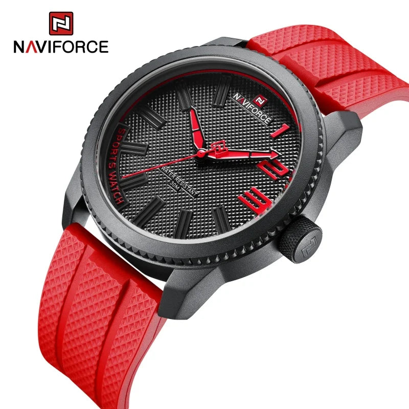 NAVIFORCE Tactical Sport Watch – Waterproof Silicone