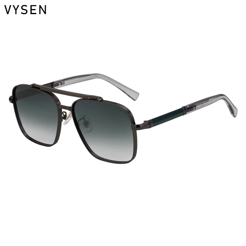 NUBCO Oversized Aviator Sunglasses – Double Bridge UV400