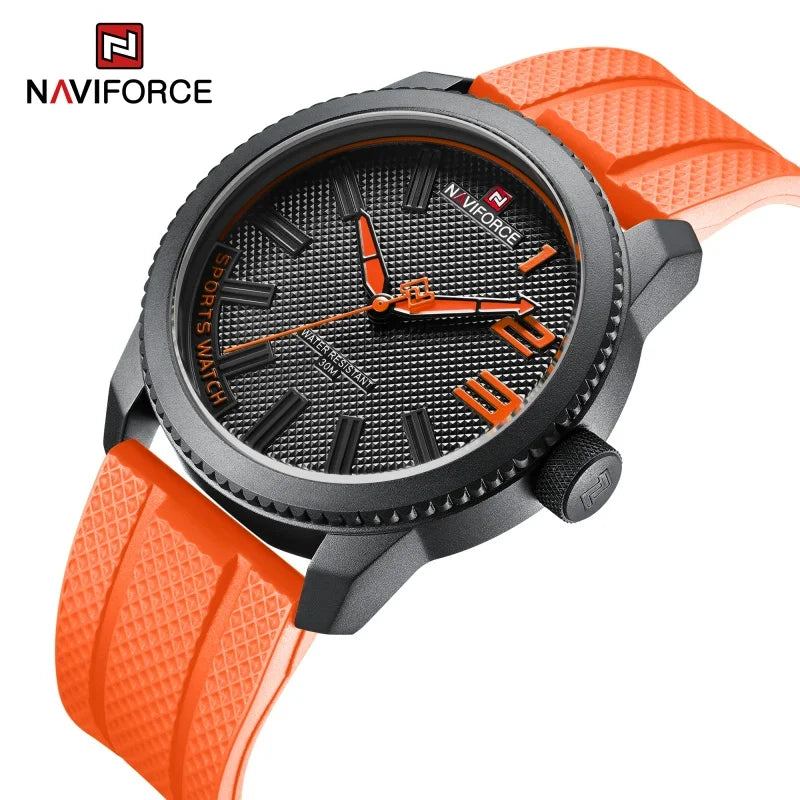 NAVIFORCE Tactical Sport Watch – Waterproof Silicone