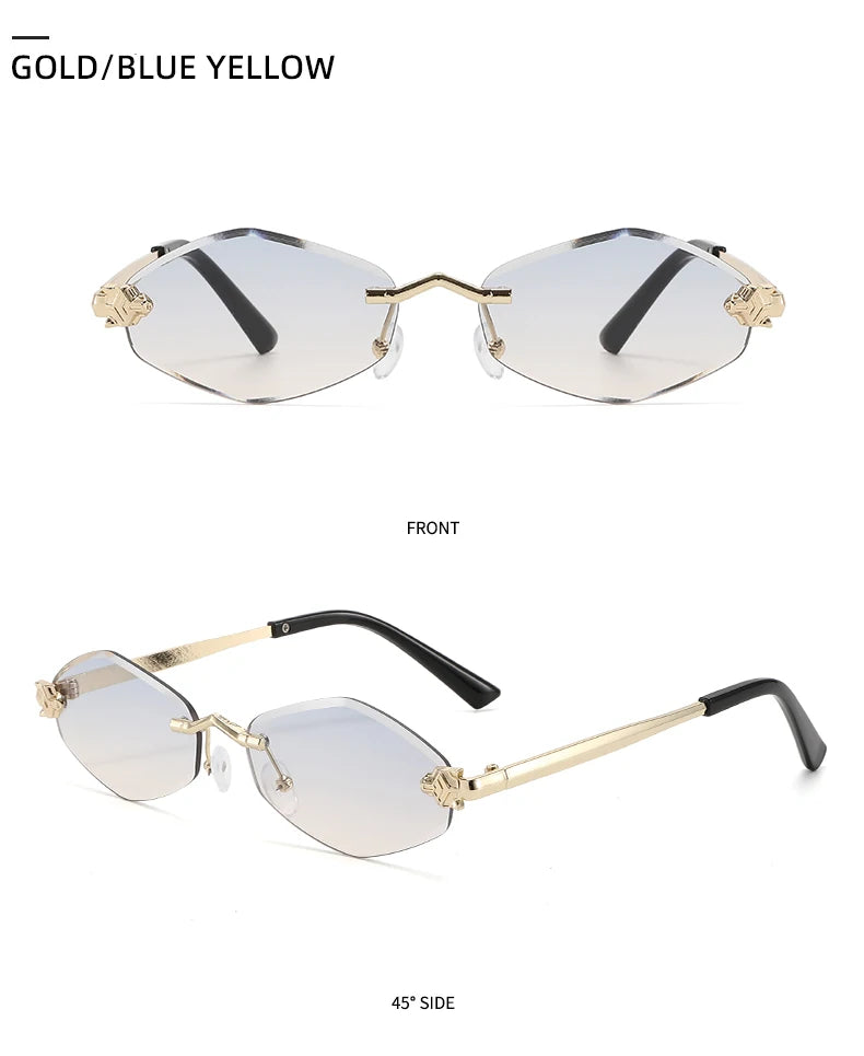 Rimless Rhombus Sunglasses