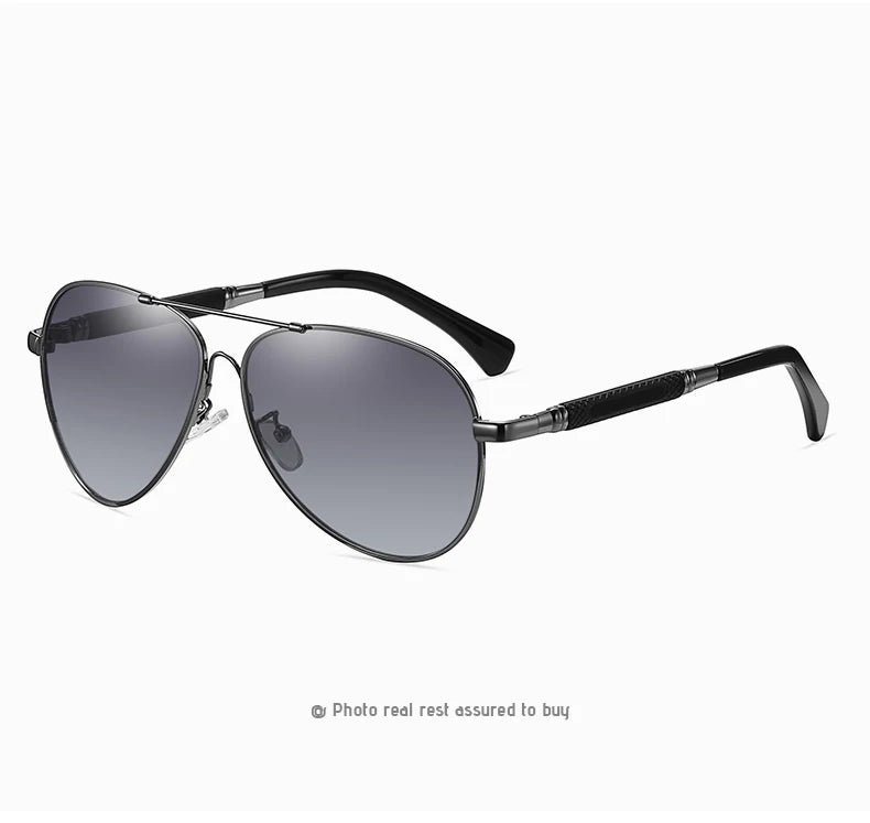 Titanium Photochromic Sunglasses – Polarized UV400