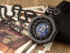 Luxury Skeleton Hexagonal Pocket Watch