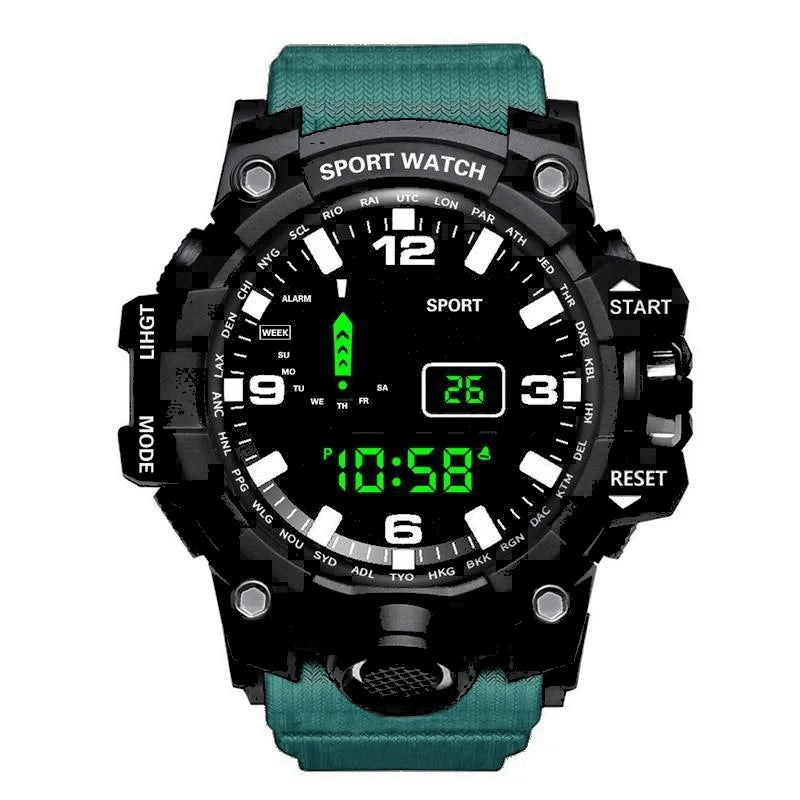 Tactical Sport Watch – Dual Display Waterproof