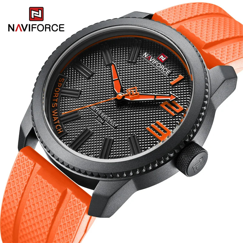 NAVIFORCE Tactical Sport Watch – Waterproof Silicone