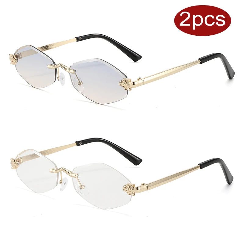 Rimless Rhombus Sunglasses