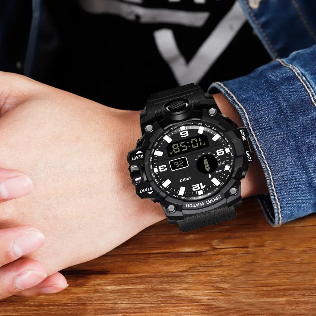 Tactical Sport Watch – Dual Display Waterproof