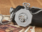 Luxury Skeleton Hexagonal Pocket Watch