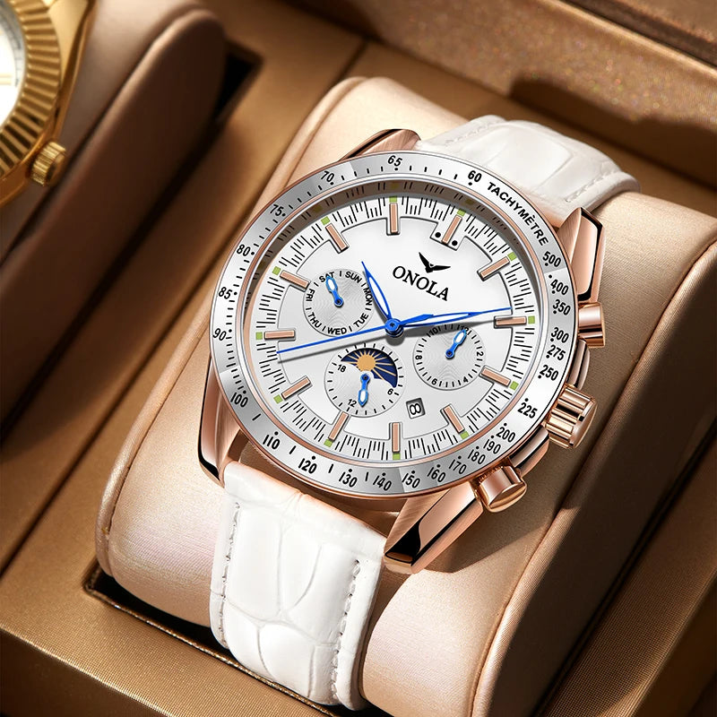 Automatic Skeleton Watch – Premium Leather Edition