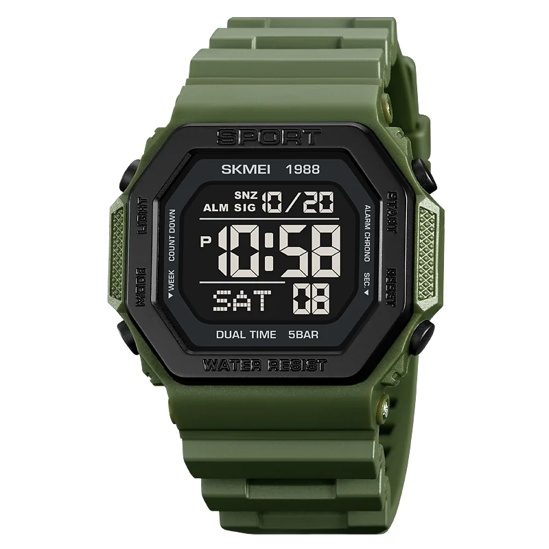 Tactical Digital Watch – Rugged Waterproof Sport Design