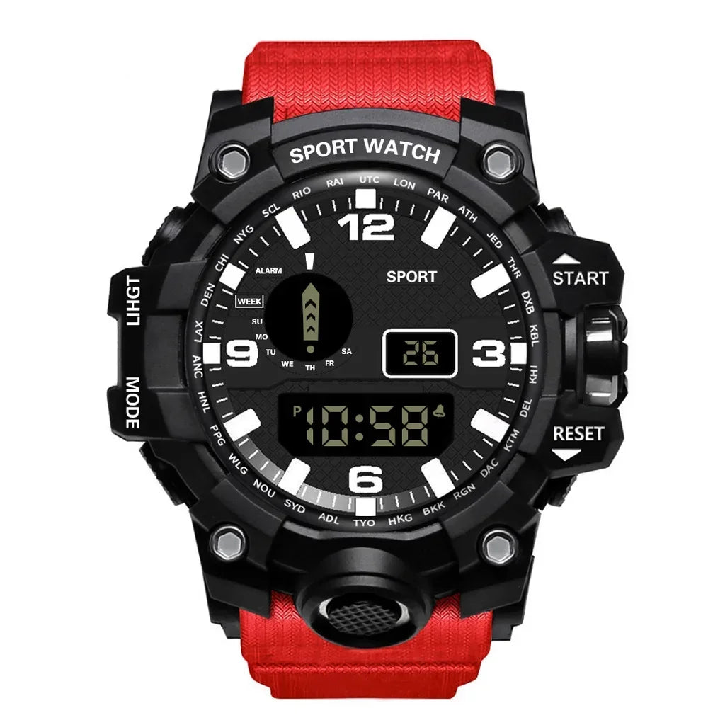 Tactical Sport Watch – Dual Display Waterproof