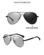 Titanium Photochromic Sunglasses – Polarized UV400