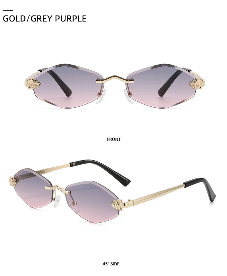 Rimless Rhombus Sunglasses