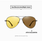 Titanium Photochromic Sunglasses – Polarized UV400