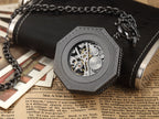 Luxury Skeleton Hexagonal Pocket Watch