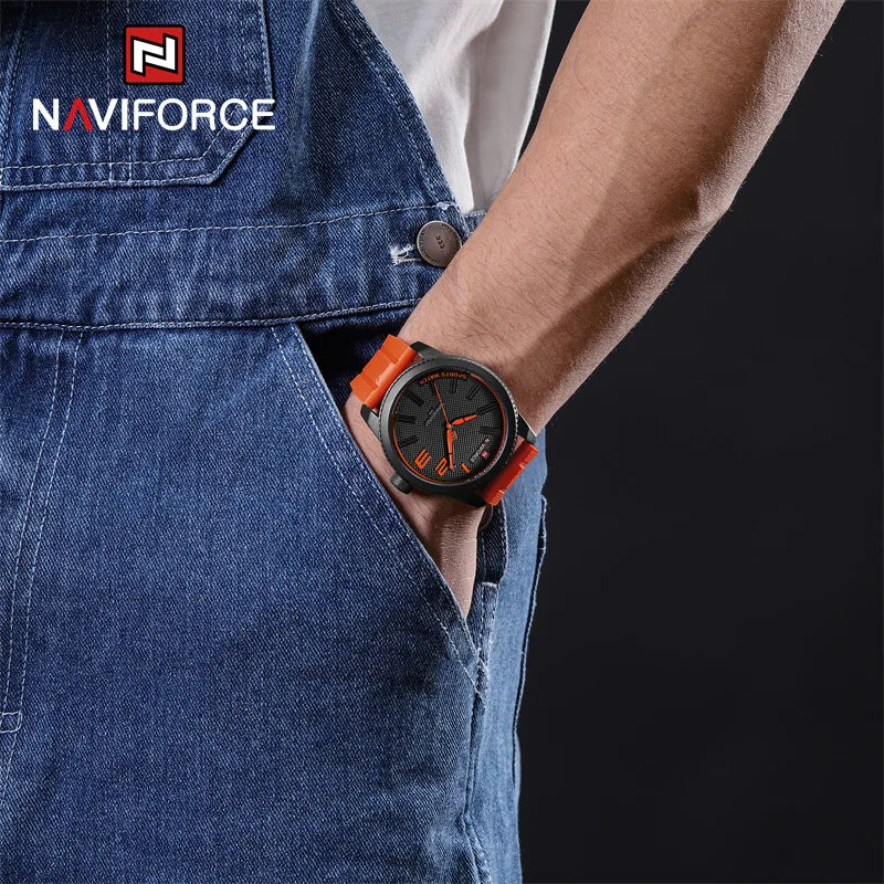 NAVIFORCE Tactical Sport Watch – Waterproof Silicone