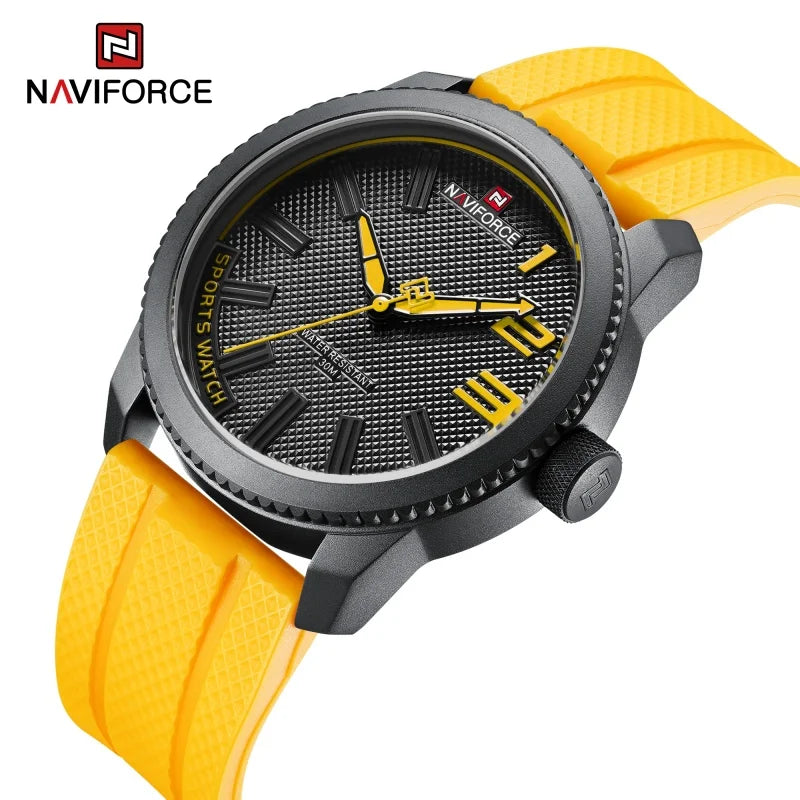 NAVIFORCE Tactical Sport Watch – Waterproof Silicone