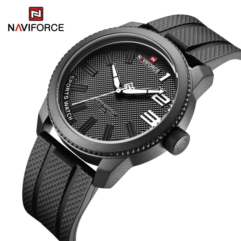 NAVIFORCE Tactical Sport Watch – Waterproof Silicone