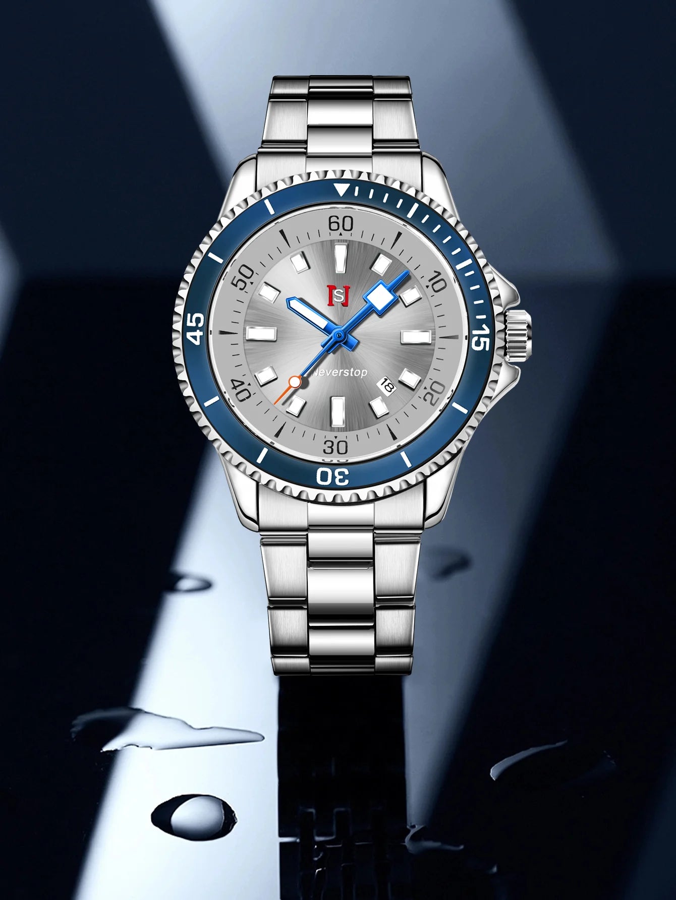 Premium Green Diver Watch – Steel Waterproof