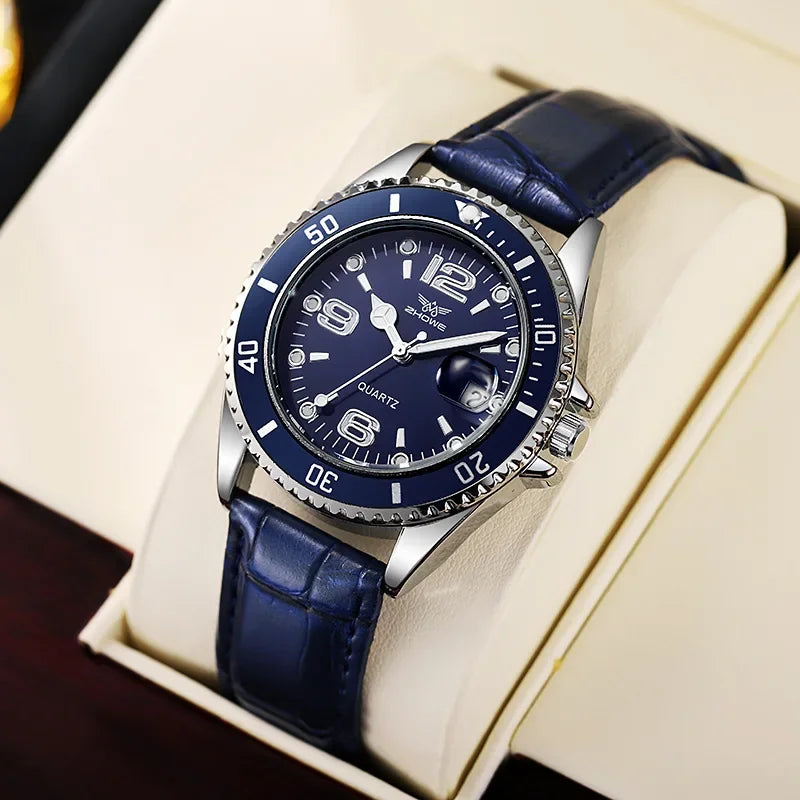 Classic Business Watch – Leather Strap Elegant Edition