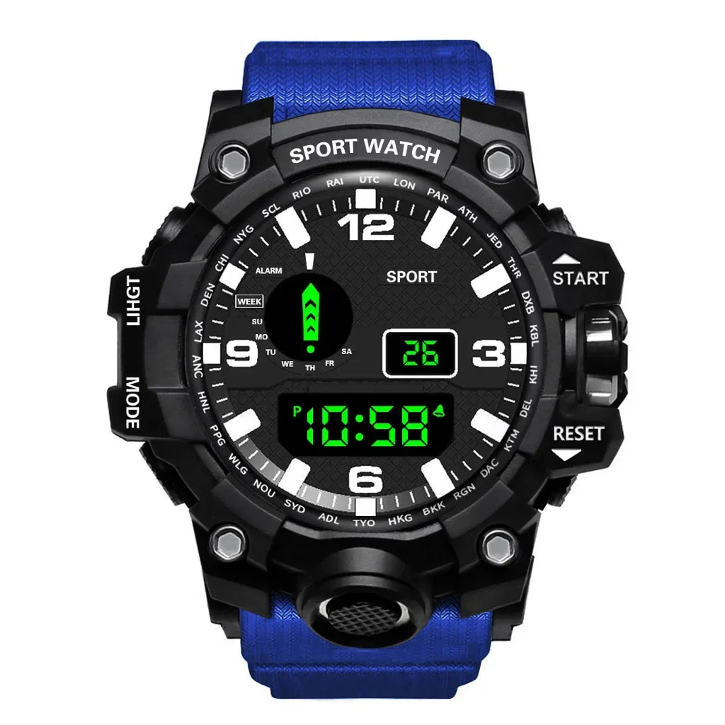 Tactical Sport Watch – Dual Display Waterproof
