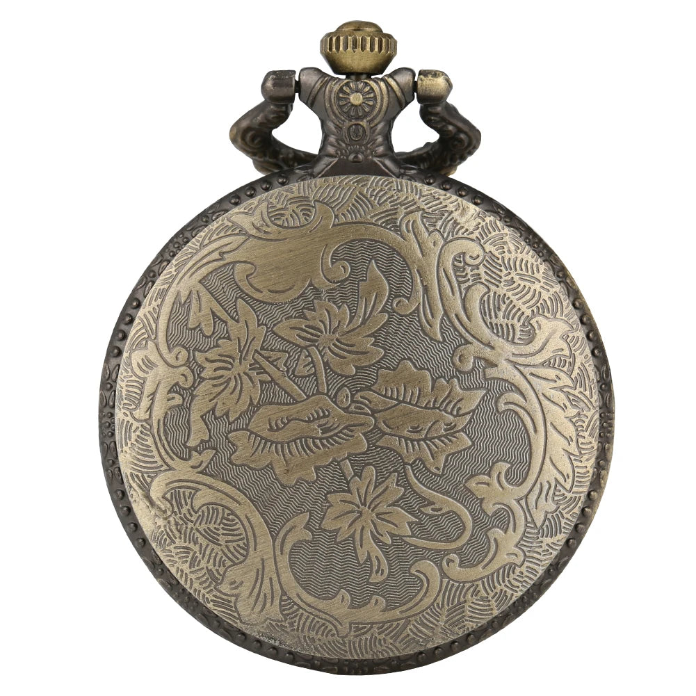 Vintage Tree of Life Pocket Watch Necklace