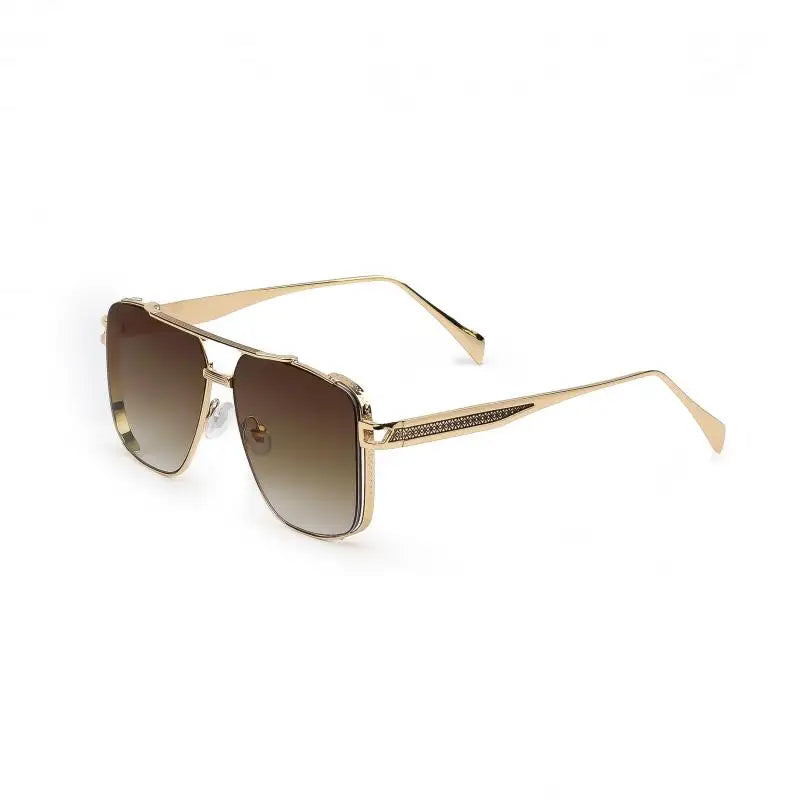 NUBCO Gradient Square Sunglasses – Metal Frame UV400