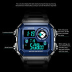 Reloj digital de acero de lujo – Edición militar sumergible