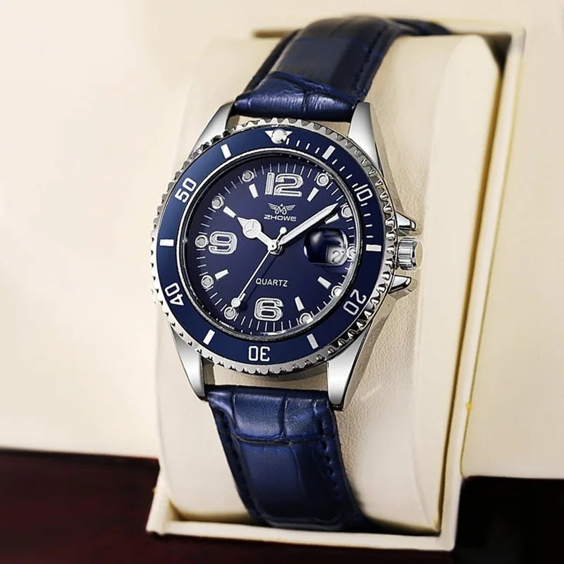 Classic Business Watch – Leather Strap Elegant Edition