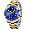 Blue Diver Watch – Stainless Steel Edition