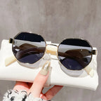 Retro Round Frame Sunglasses