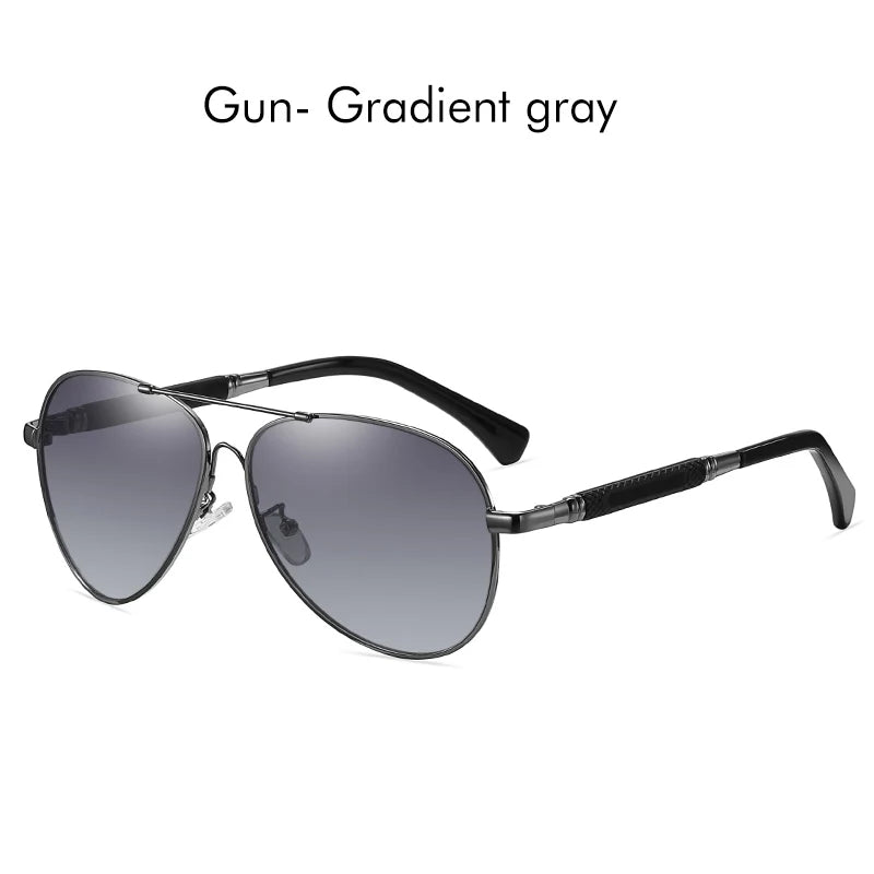 Titanium Photochromic Sunglasses – Polarized UV400