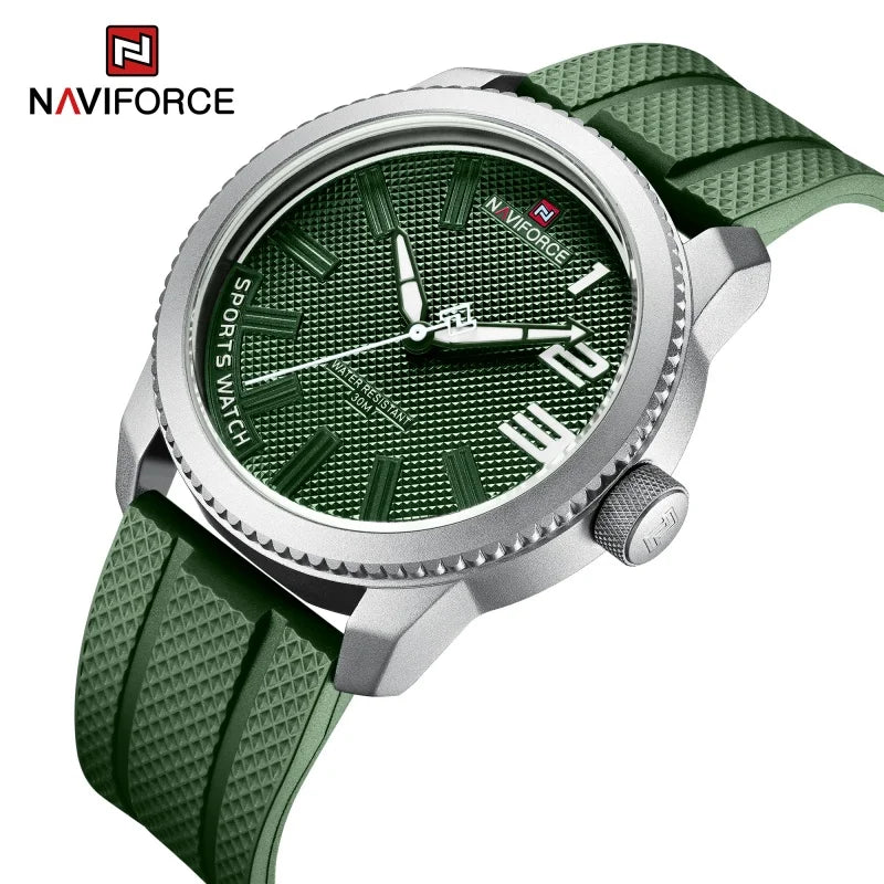 NAVIFORCE Tactical Sport Watch – Waterproof Silicone
