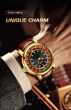 Roulette Style Luxury Watch – Unique Dial Edition