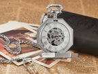 Luxury Skeleton Hexagonal Pocket Watch
