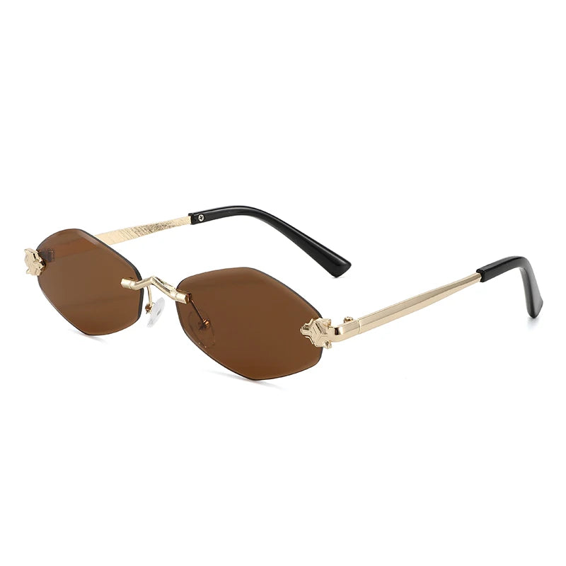 Rimless Rhombus Sunglasses