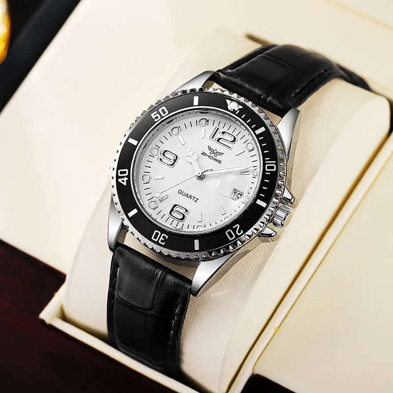 Classic Business Watch – Leather Strap Elegant Edition