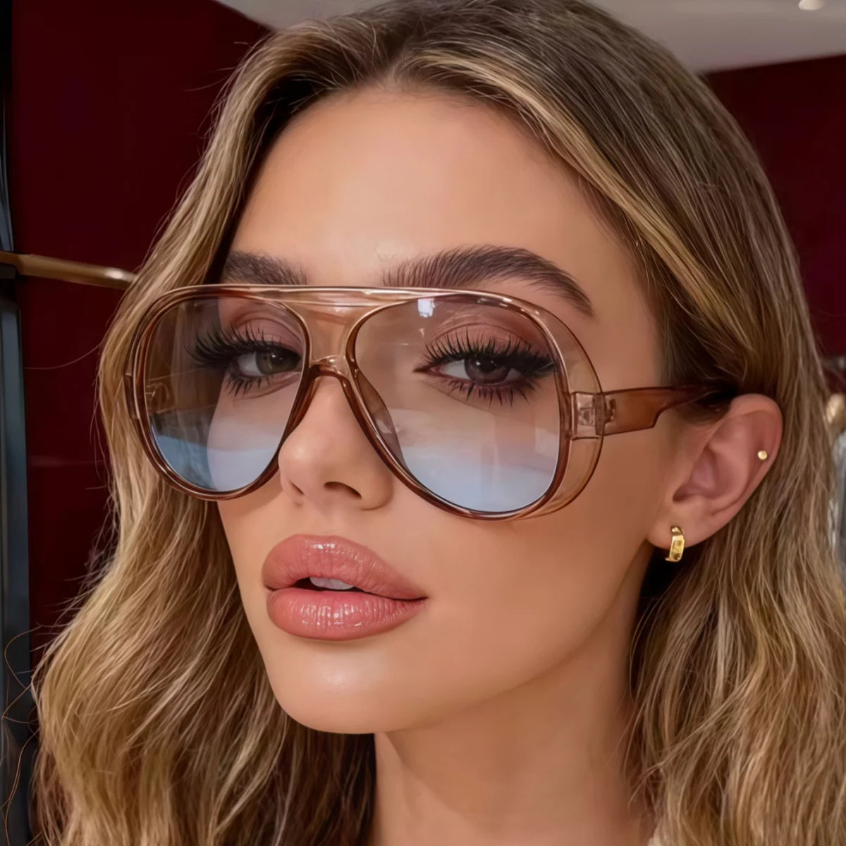 Classic Square Retro Sunglasses