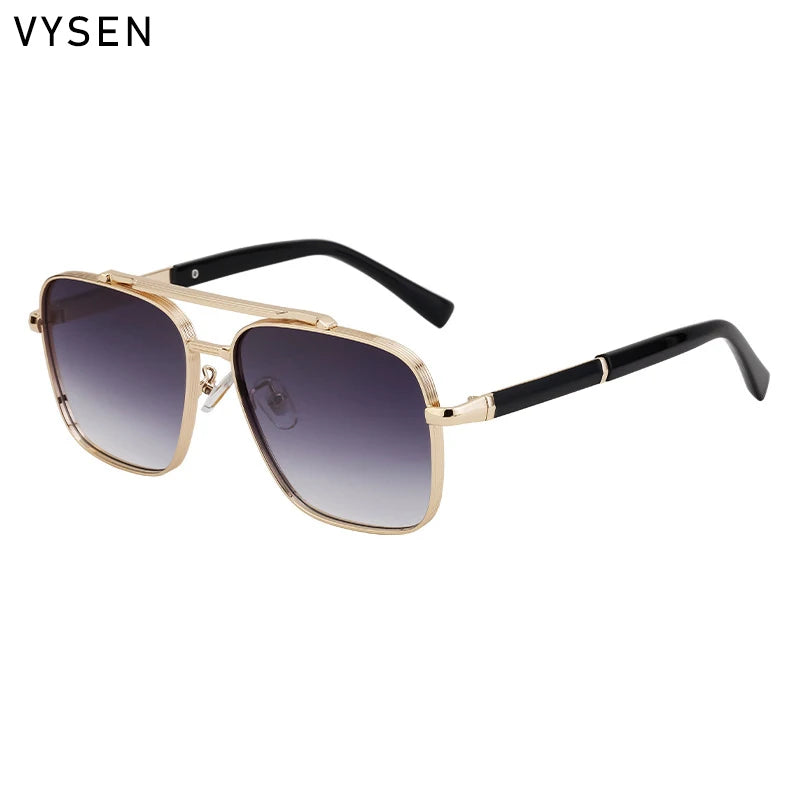 NUBCO Oversized Aviator Sunglasses – Double Bridge UV400