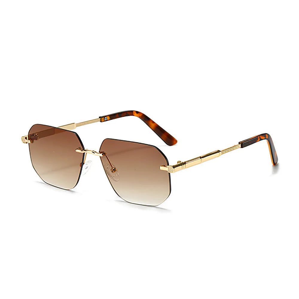 Women’s Rimless Gradient Sunglasses