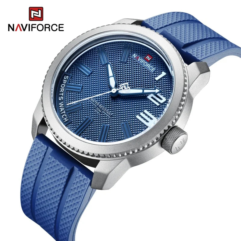 NAVIFORCE Tactical Sport Watch – Waterproof Silicone