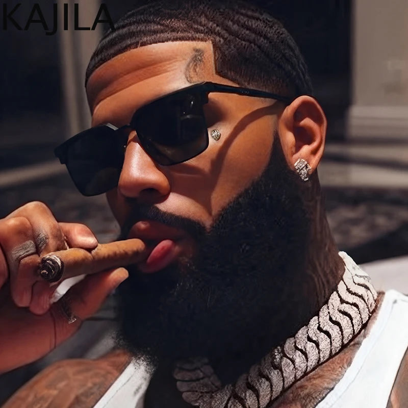 NUBCO Oversized Square Sunglasses – Gradient UV400