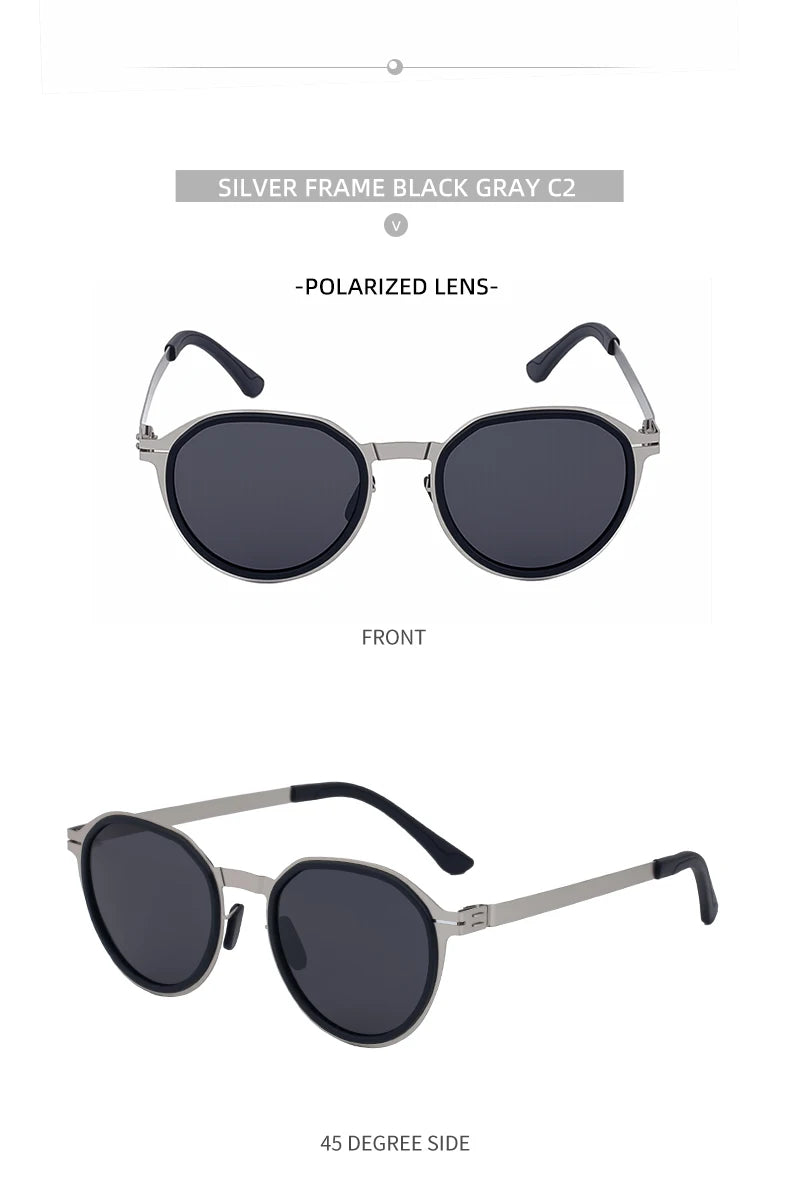 NUBCO Round Polarized Sunglasses – UV400