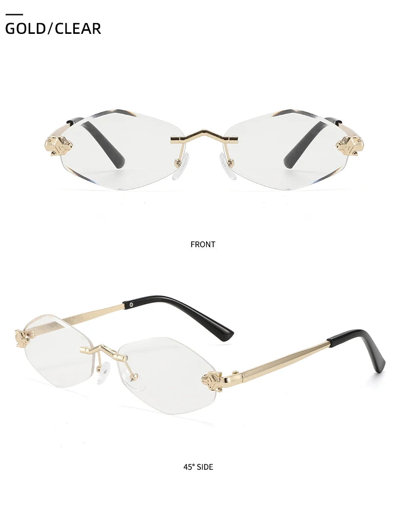 Rimless Rhombus Sunglasses